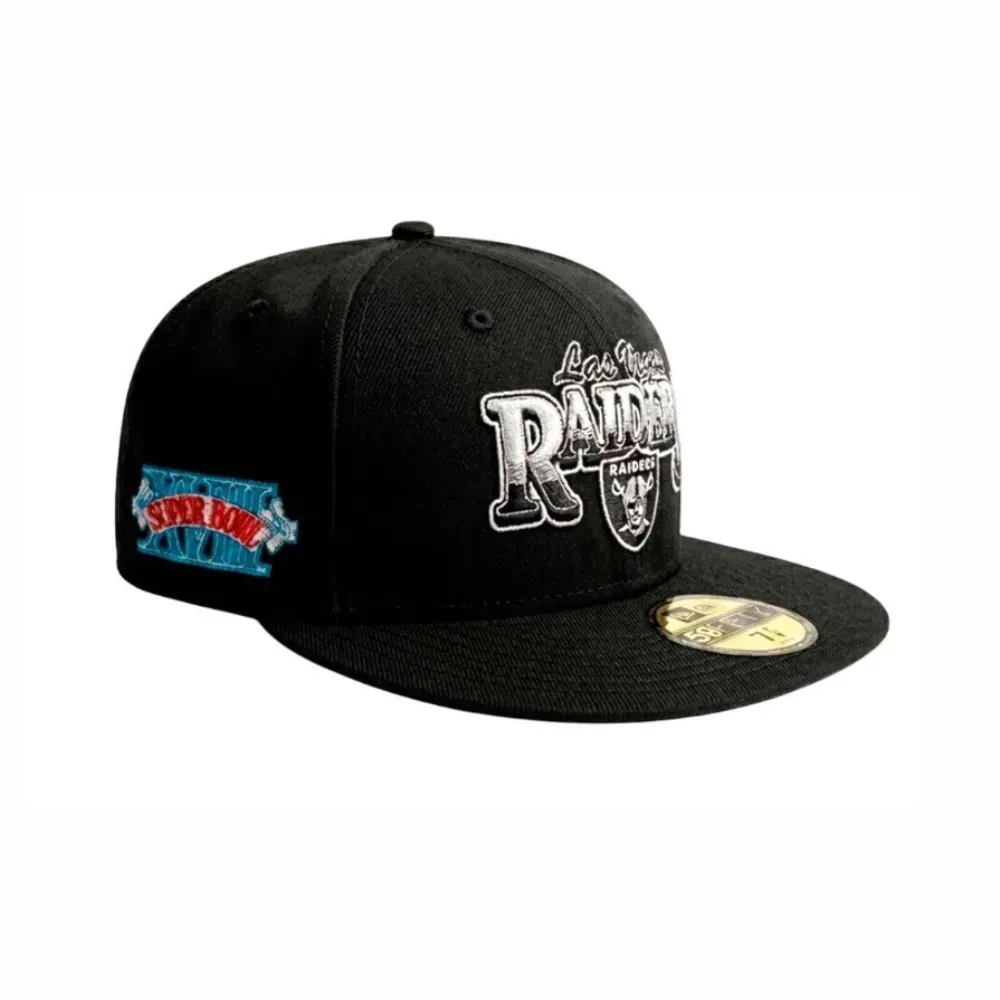 Boné New Era 59FIFTY Raiders Super Bowl XVIII Champions Black - Droper