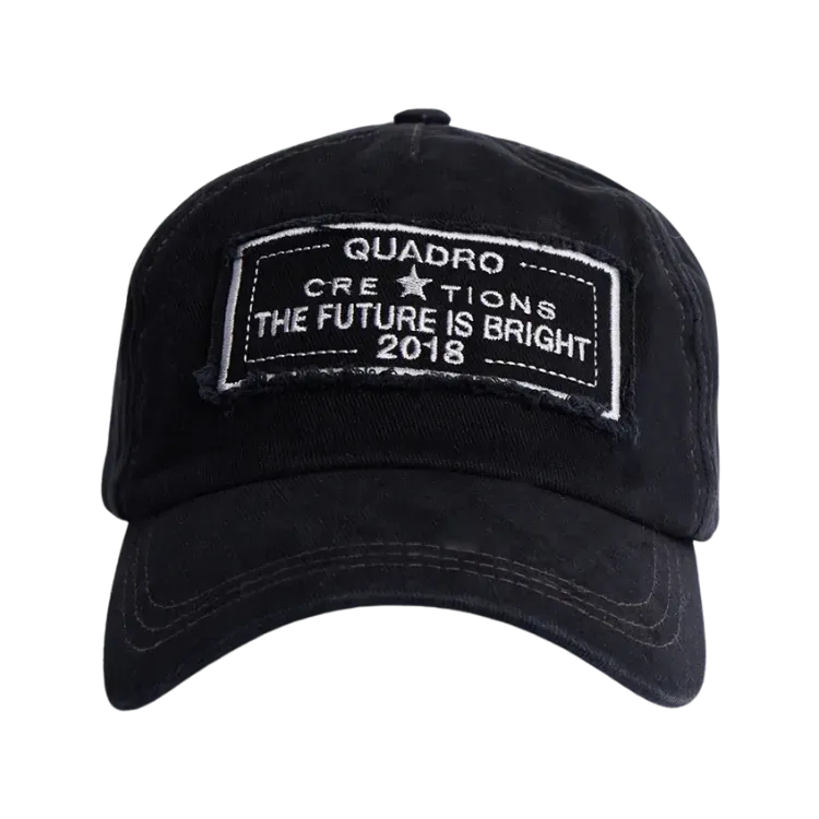 Boné Quadro Creations Dad Hat Future Is Bright Black