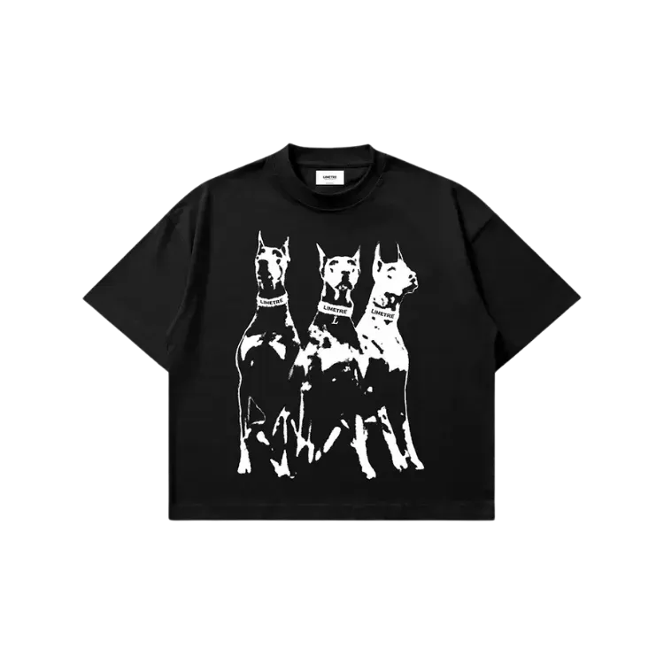Camiseta Limetre Houndz Boxy Black