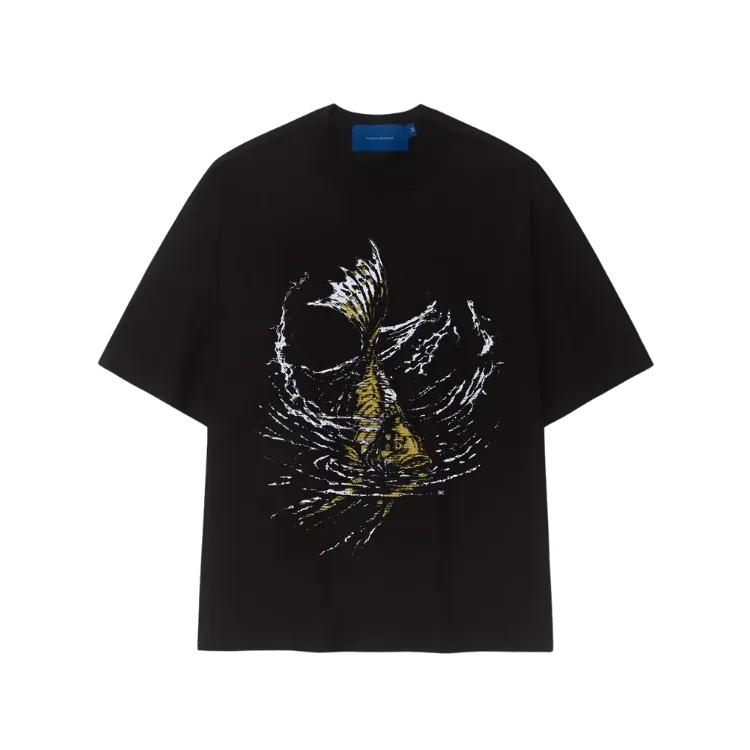 Camiseta Quadro Creations Fish Boxy Black