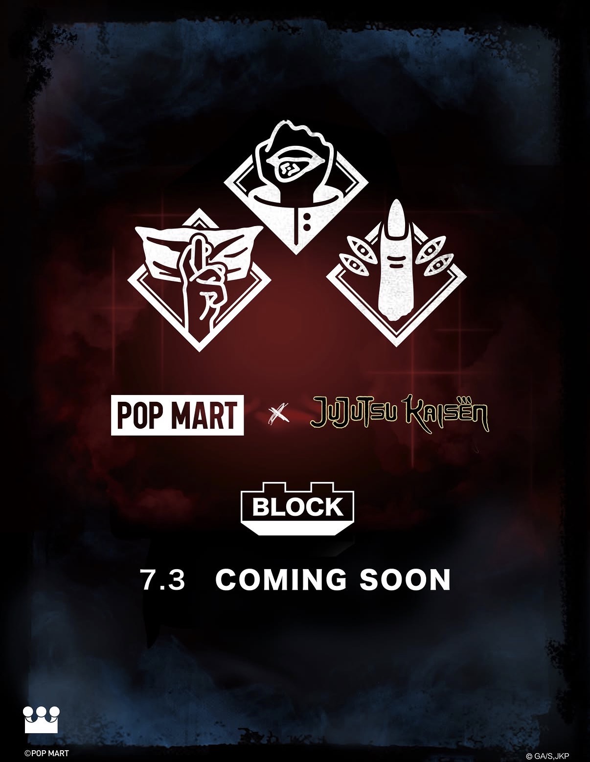POP MART e Jujutsu Kaisen anunciam nova colaboração de colecionáveis
