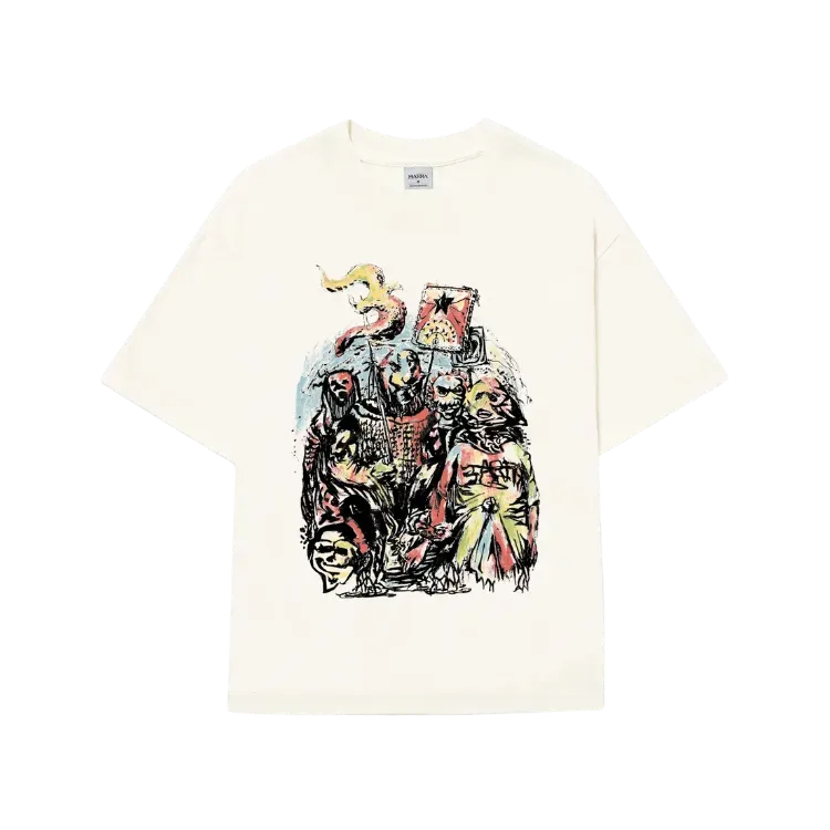 Camiseta Barra Crew Estandarte Off White