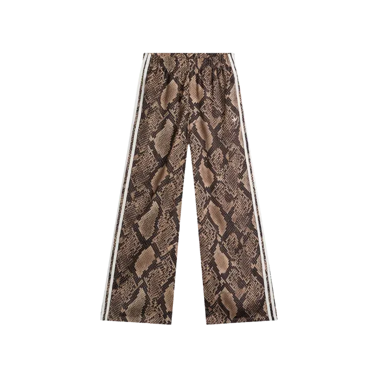 Calça adidas Satin Wide Leg Snake Print Feminina