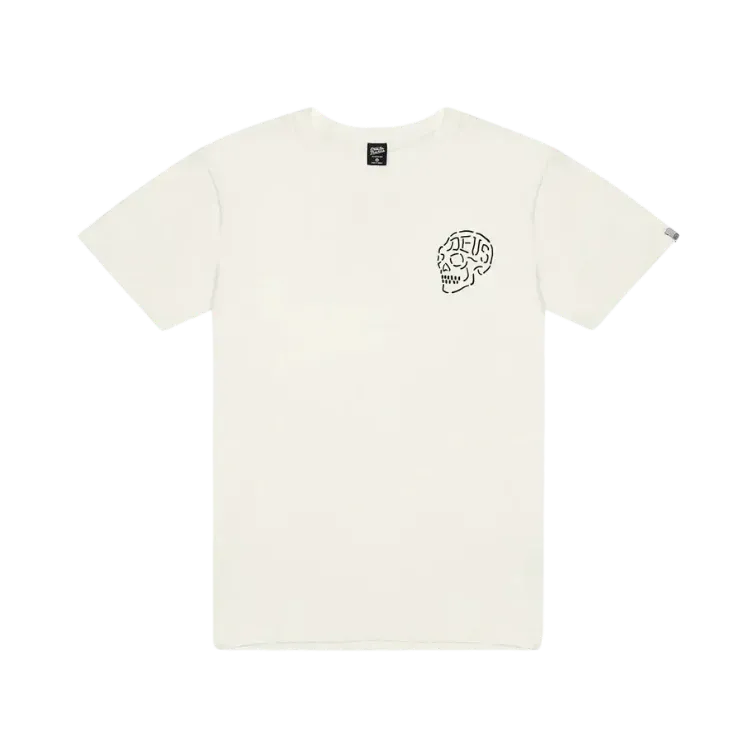 Camiseta Deus Ex Machina Regular Fit Venice Skull White