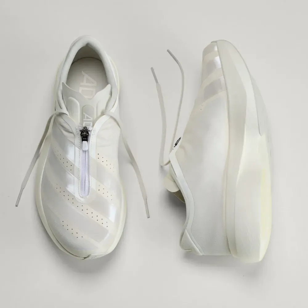 adidas Adizero EVO SL Zíper Lightstrike Pro Core White Zero Metalic foto 2