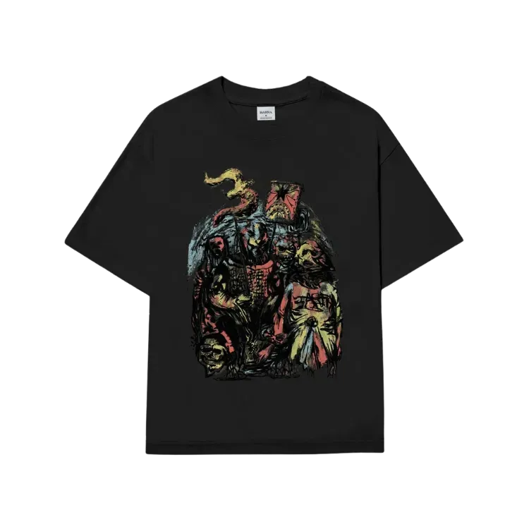 Camiseta Barra Crew Estandarte Black