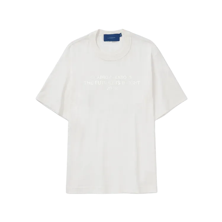 Camiseta Quadro Creations Future is Bright Off White