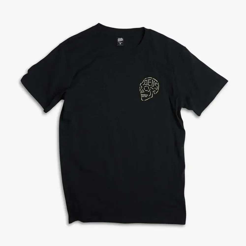 Camiseta Deus Ex Machina Venice Skull Classics Regular Fit Black