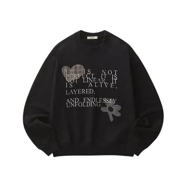 Moletom Carnan Washed Crewneck Black