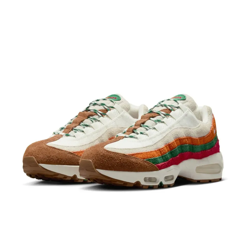 Nike Air Max 95 Big Bubble Sport Green Safety Orange - Droper