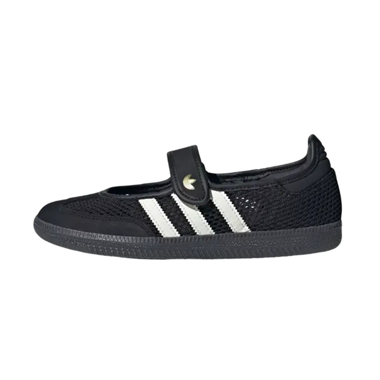 adidas Samba Jane Core Black Off White Gold Metallic