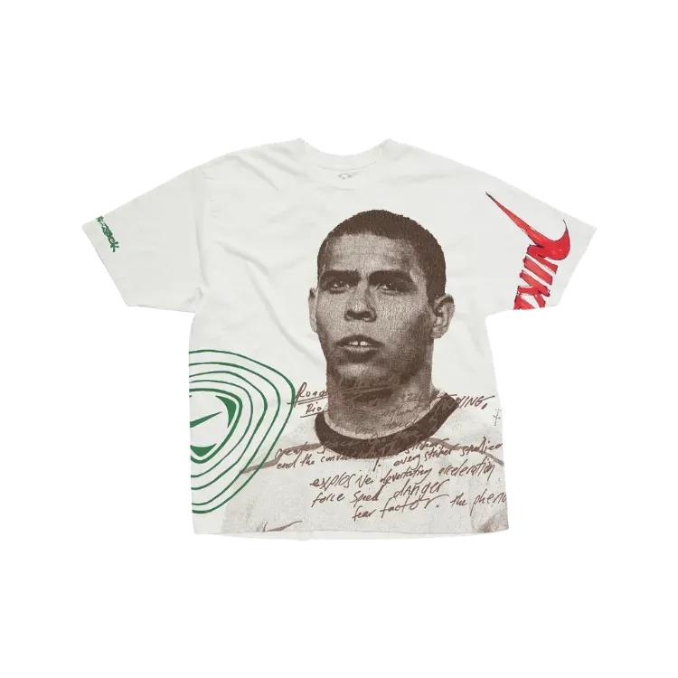 Cactus Jack x Nike Camiseta Ronaldo R9 White