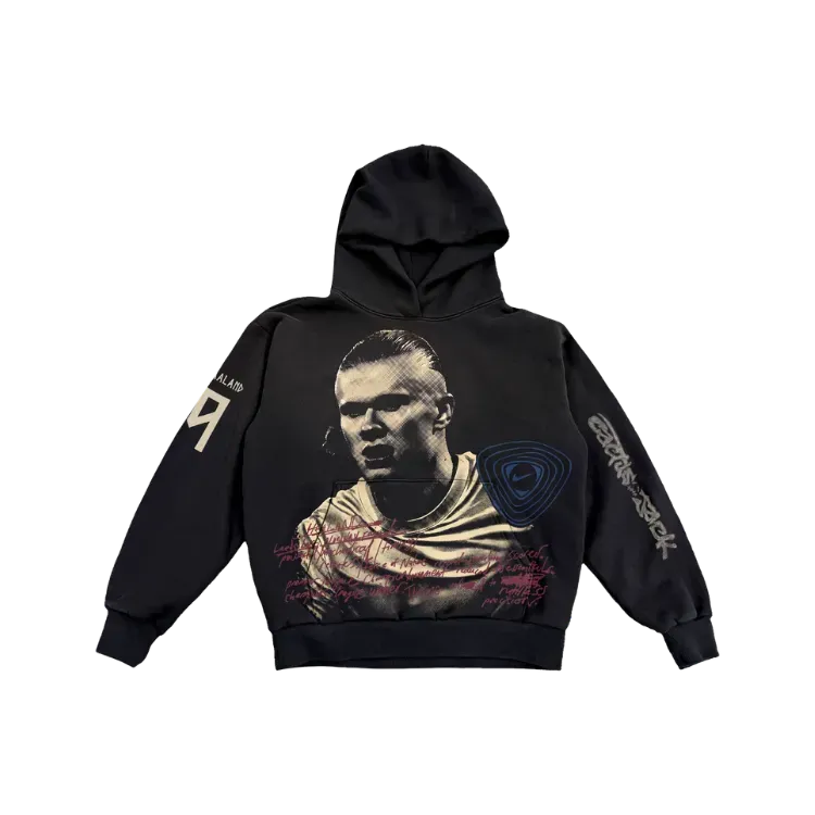 Cactus Jack x Nike Moletom Athletes Series Hoodie Haaland Black