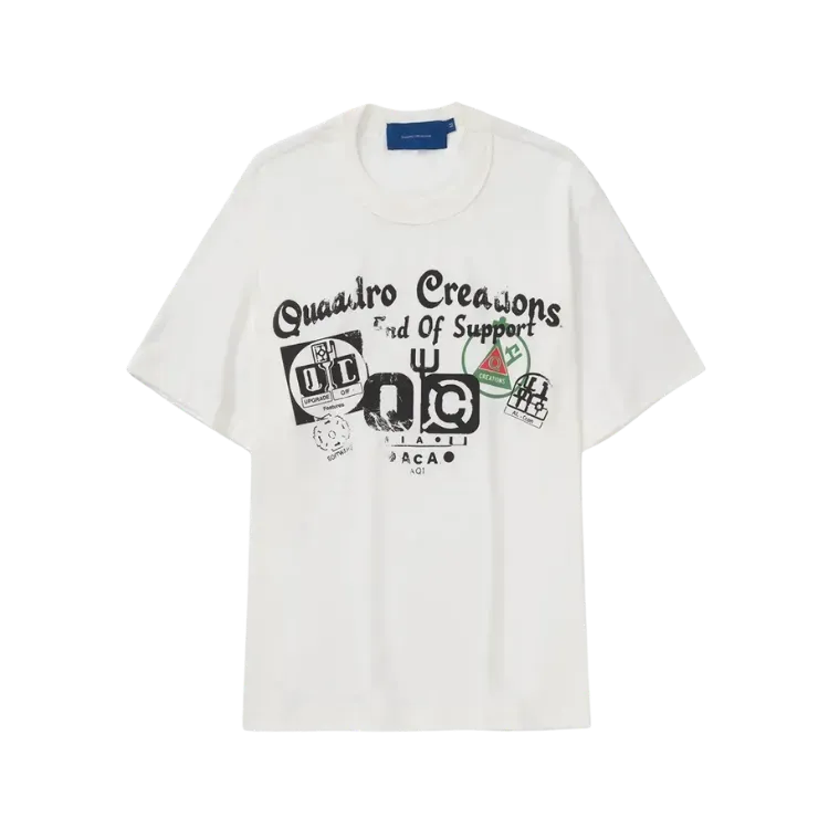 Camiseta Quadro Creations Icons Regular Off-White