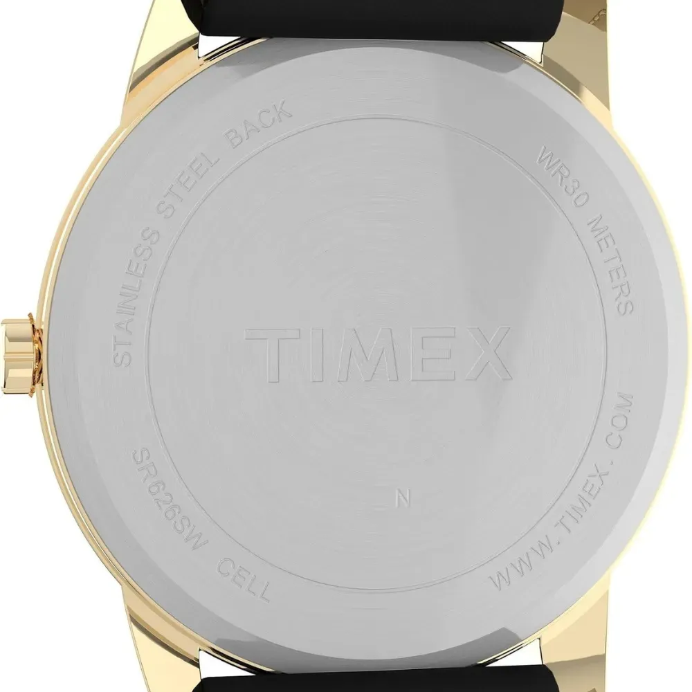 Relógio Timex Easy Reader Leather Black 38 mm foto 1