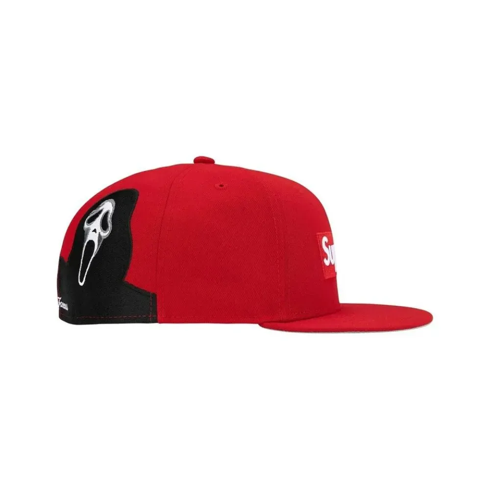 Ghostface x New Era x Supreme Boné Box Logo Red SS26-W19 - Droper