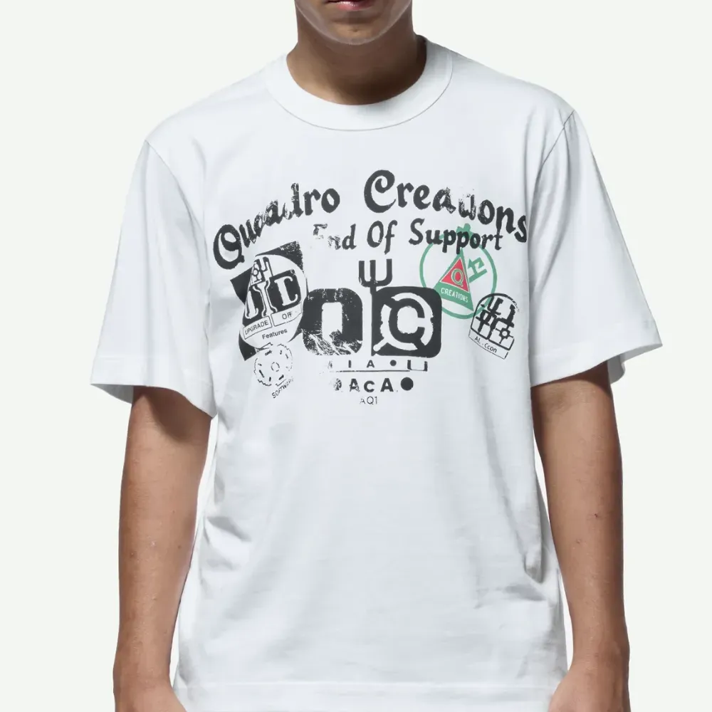Camiseta Quadro Creations Icons Regular Off-White foto 1