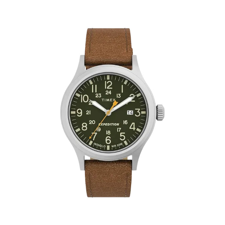 Noah x Timex Relógio Moon Phase Brown Gold 37 mm - Droper