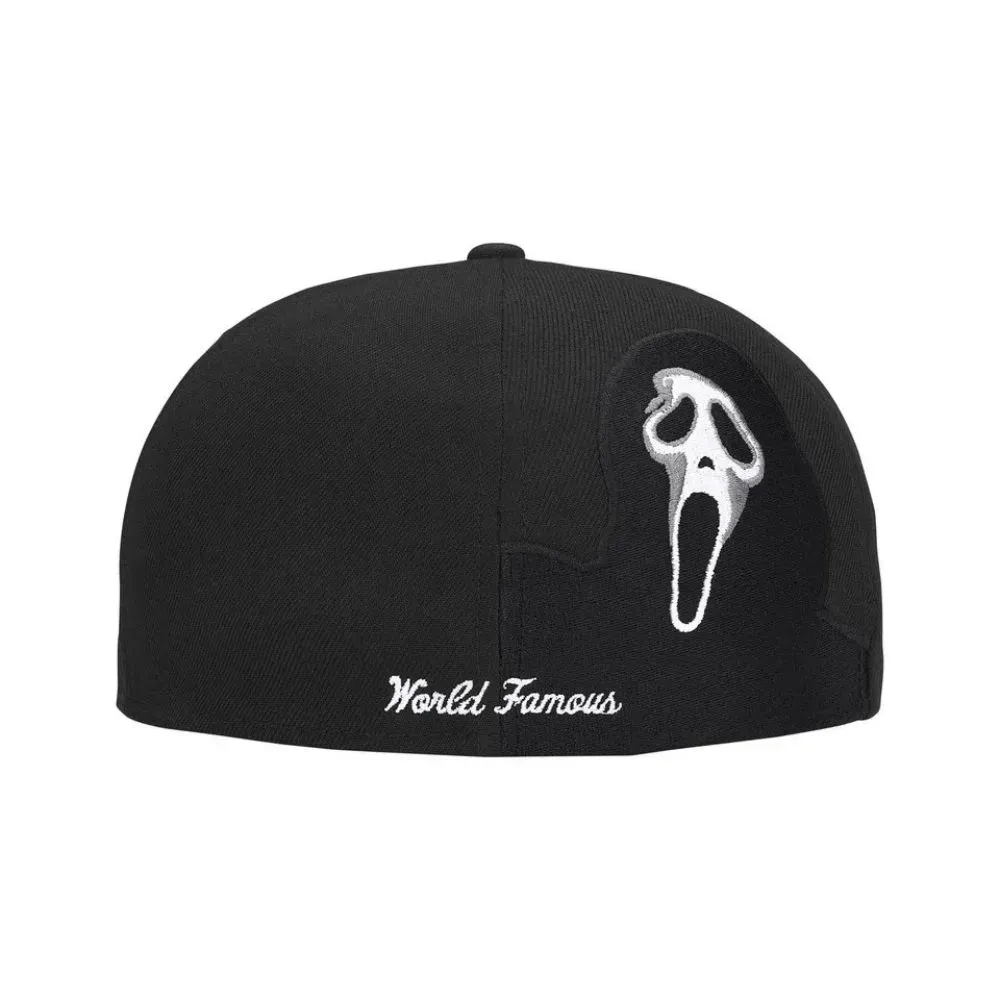 Ghostface x New Era x Supreme Boné Box Logo Black SS26-W19 - Droper