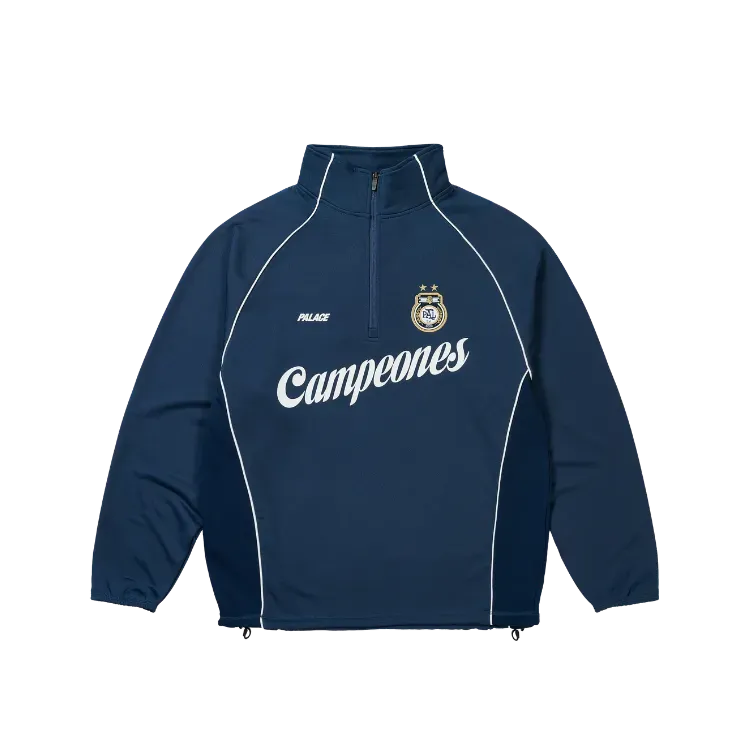 Jaqueta Palace Copa 1/4 Zip Techy Fleece Navy - Droper