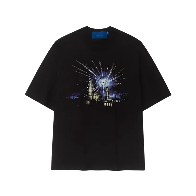 Camiseta Quadro Creations Fireflies Manufacturer Boxy Black