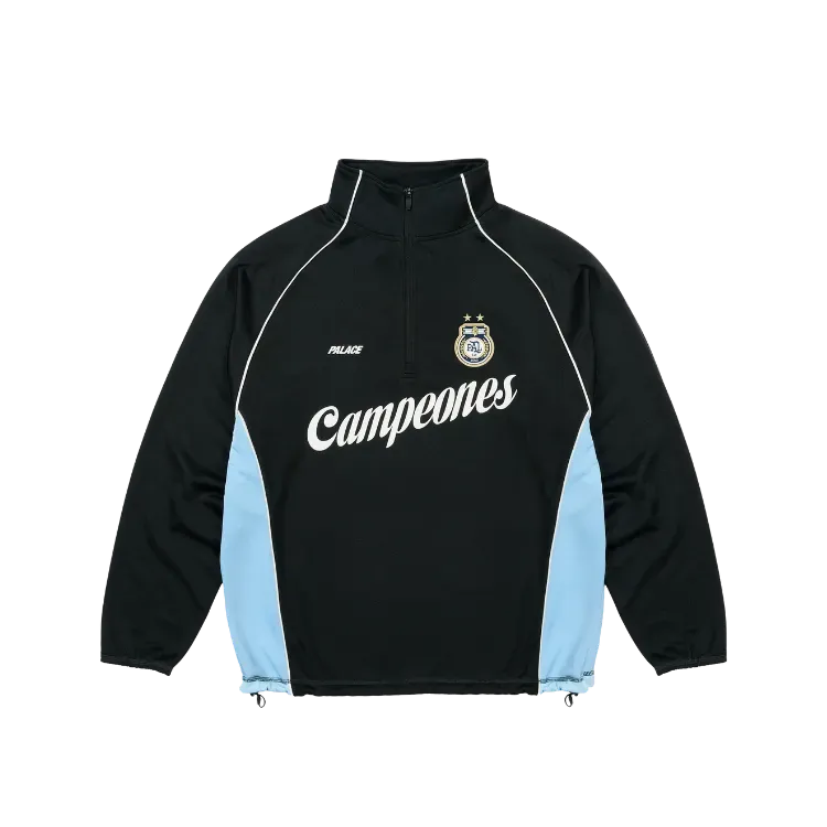 Jaqueta Palace Copa 1/4 Zip Techy Fleece Black