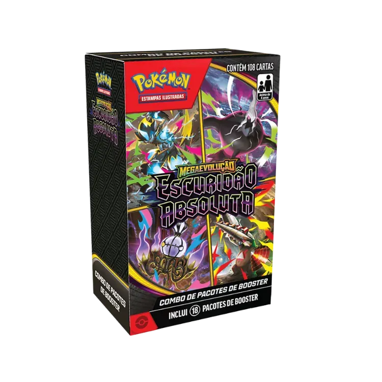 Caixa de Booster ME05 Escuridão Absoluta Pokémon TCG PT-BR - Droper