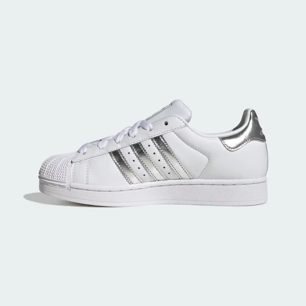 adidas Superstar II Cloud White Silver Metallic foto 3