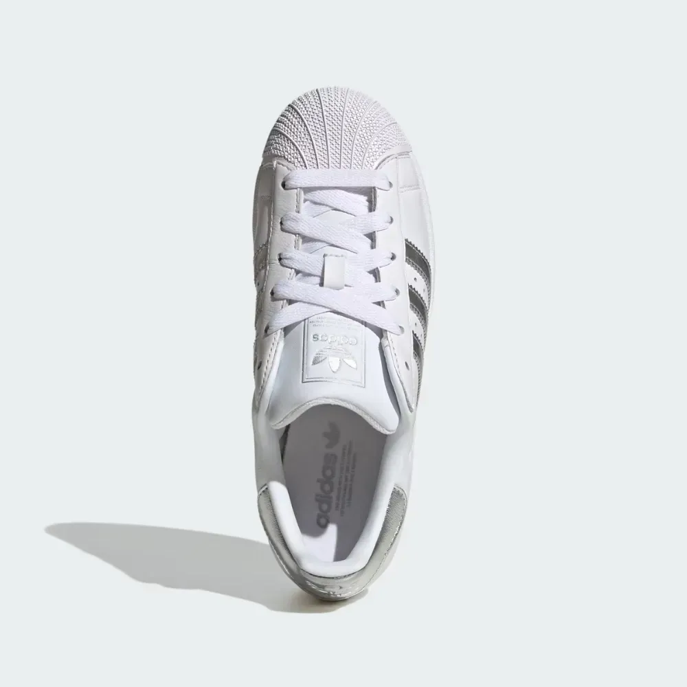 adidas Superstar II Cloud White Silver Metallic foto 2