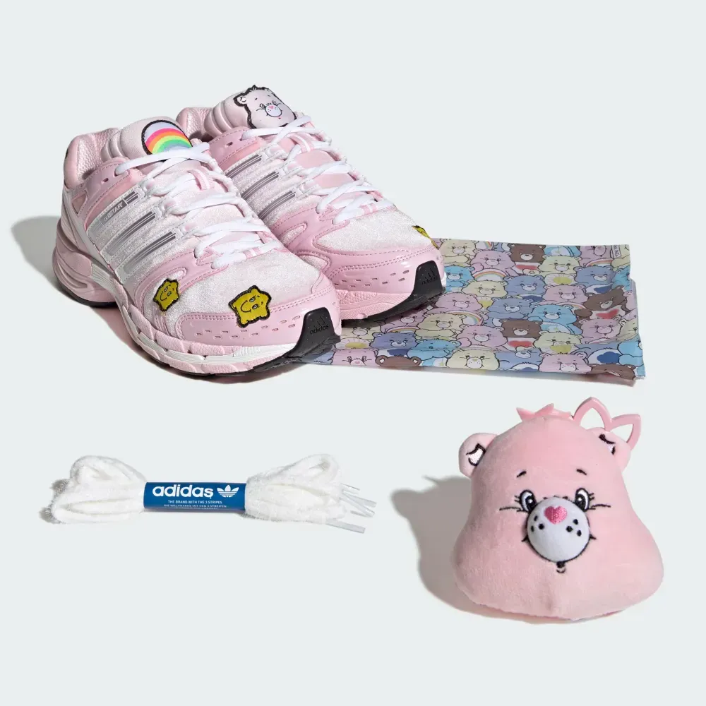 Care Bears x adidas Adistar Control 5 Clear Pink Cloud White - Droper