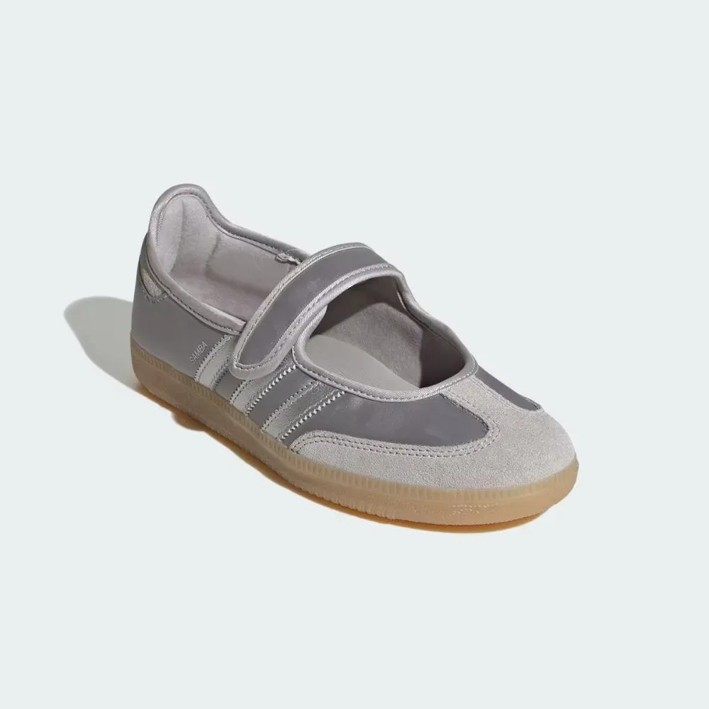 adidas Samba Jane Grey Two Silver Metallic Gum - Droper
