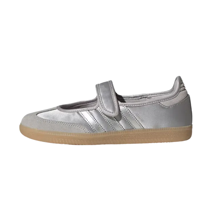 adidas Samba Jane Grey Two Silver Metallic Gum