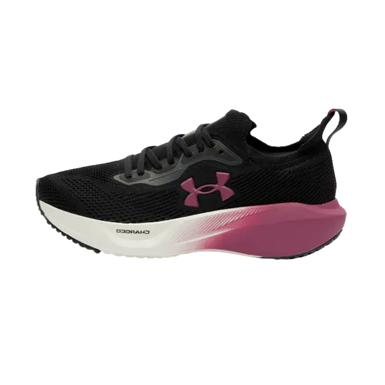 Under Armour Charged Slight 3 Black White Purple Feminino