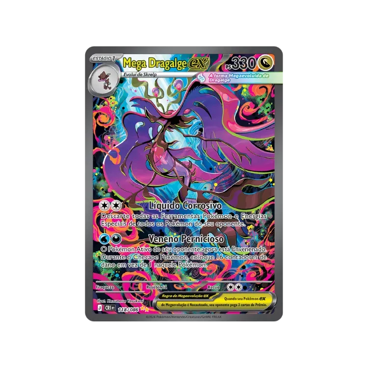 Box Coleção Mega Greninja ex Premium Pokémon TCG EN-US - Droper