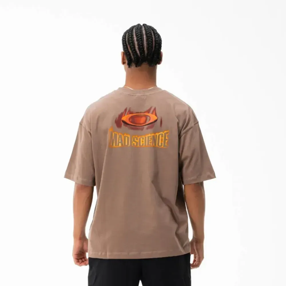 Camiseta Oakley Mad Science Logo Cocoa Brown - Droper