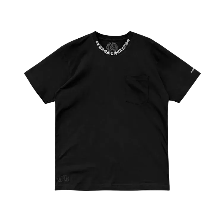 Camiseta Chrome Hearts Pocket Crew Black