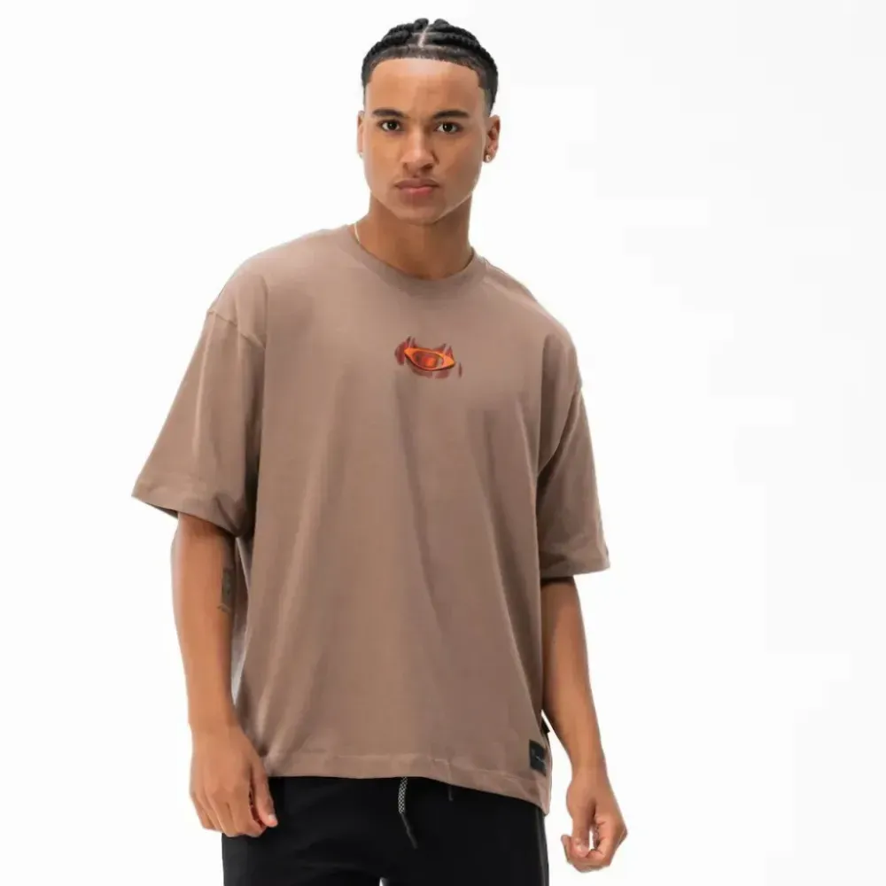 Camiseta Oakley Mad Science Logo Cocoa Brown - Droper