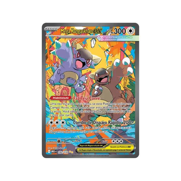 Mega Kangaskhan ex (182/132) - Pokémon TCG - Megaevolução - Droper