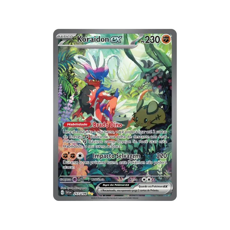 Koraidon ex (247/198) – Pokémon TCG – Escarlate e Violeta