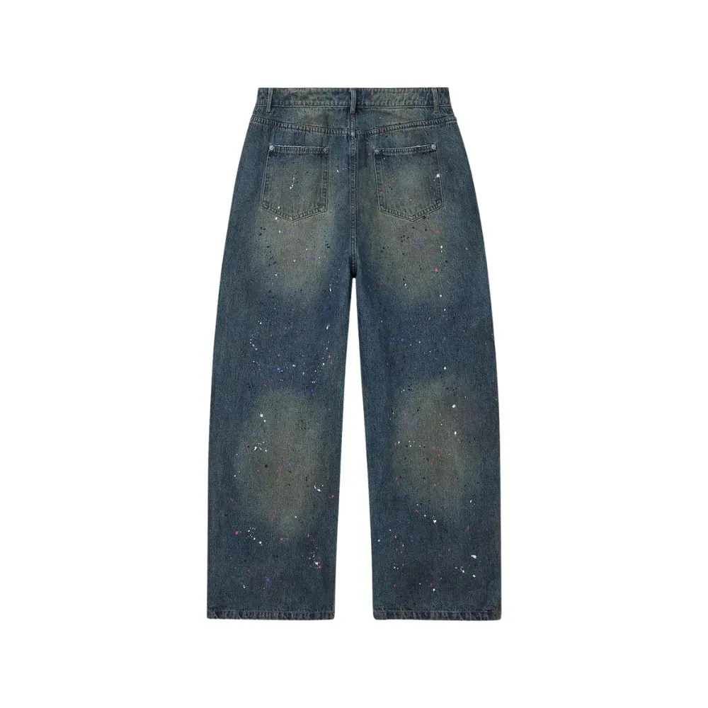 Calça Vale Lives Forever Denim Ice Cream Denim Blue - Droper