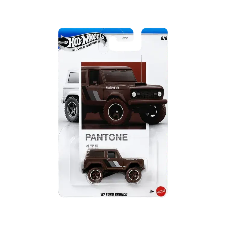 Pantone x Hot Wheels Silver Series Ford Bronco 175 Brown