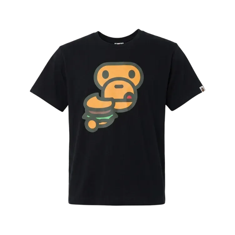 Camiseta Bape Baby Milo Hamburger Black