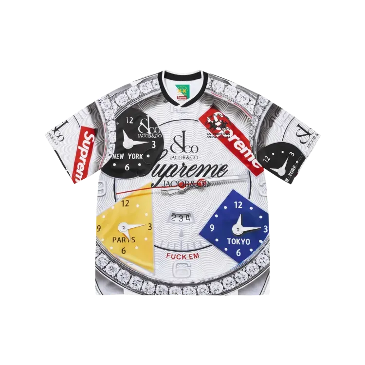 トップス Supreme La Martina Jacob & Co Jersey M La Martina x Jacob & Co x Supreme Camiseta Jersey White SS26-W16