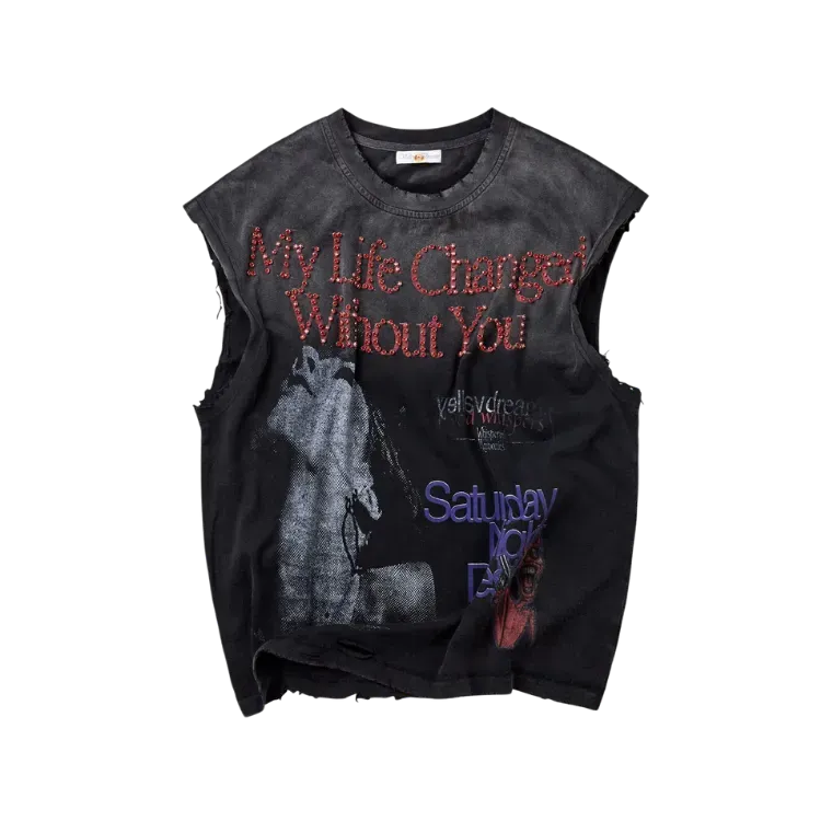 Regata Vale Lives Forever Growth Sleeveless Tee Black