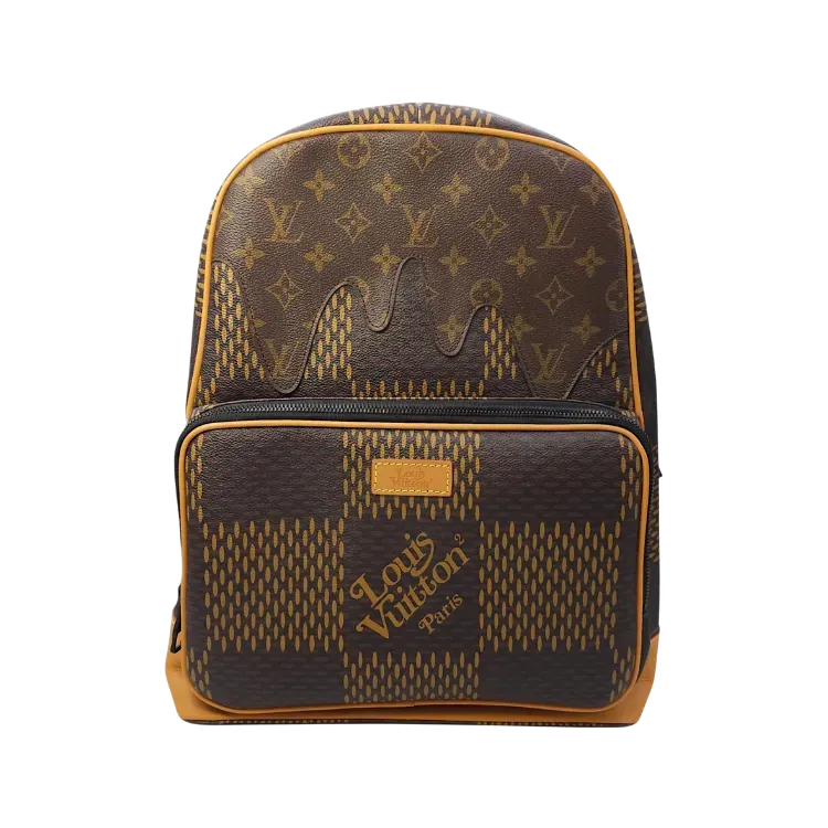 Nigo Campus x Louis Vuitton Mochila Gunmetal Canvas Brown