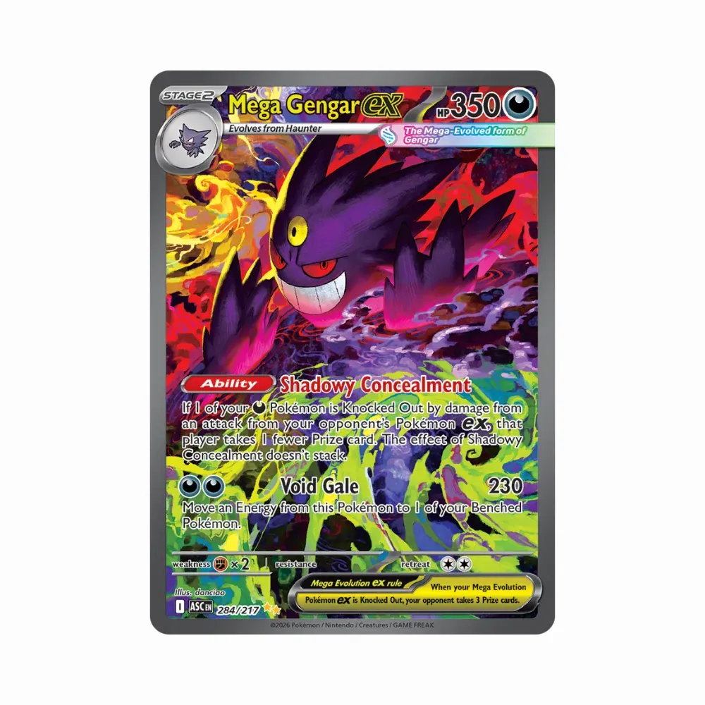 その他 Mega Gengar ex 284/217 Mega Gengar ex (284/217) Heróis Excelsos Pokémon TCG - Droper
