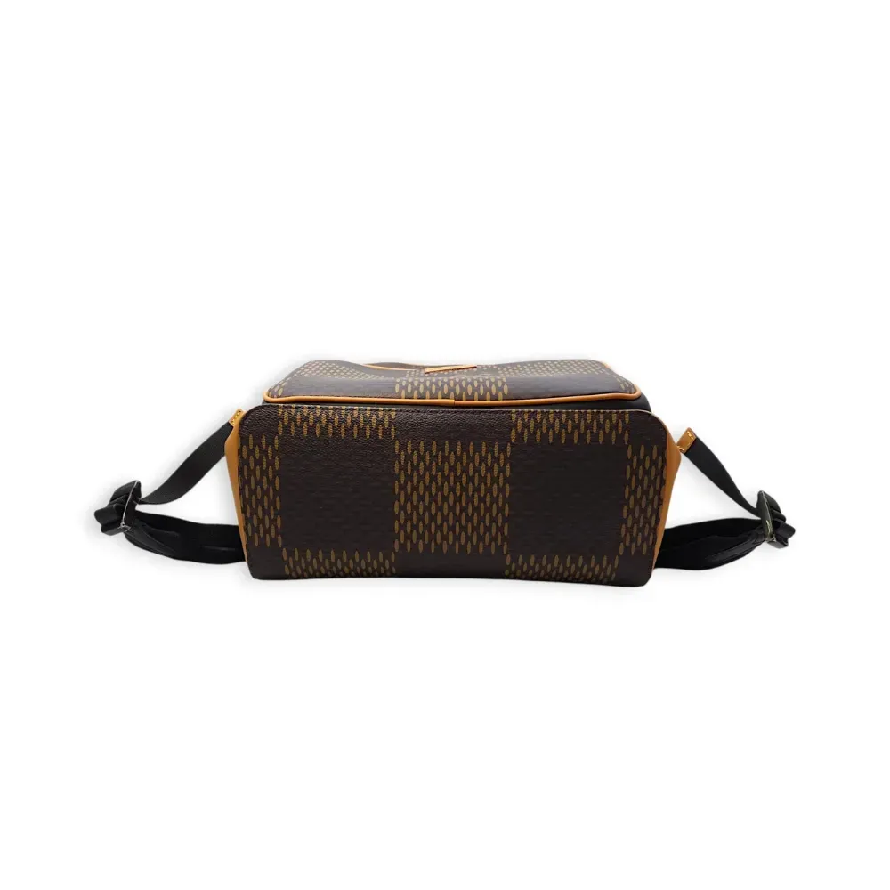 Nigo Campus x Louis Vuitton Mochila Gunmetal Canvas Brown - Droper