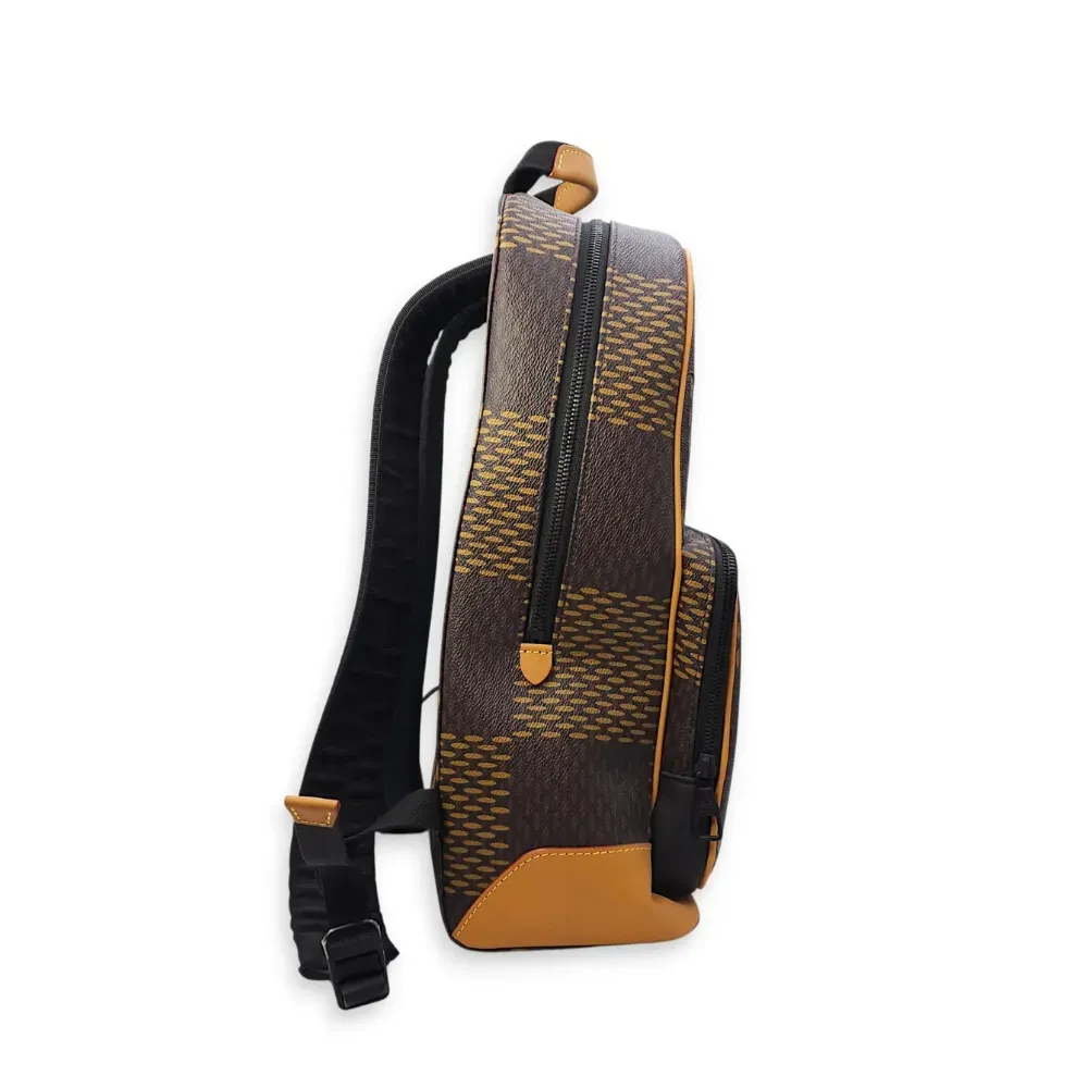 Nigo Campus x Louis Vuitton Mochila Gunmetal Canvas Brown - Droper