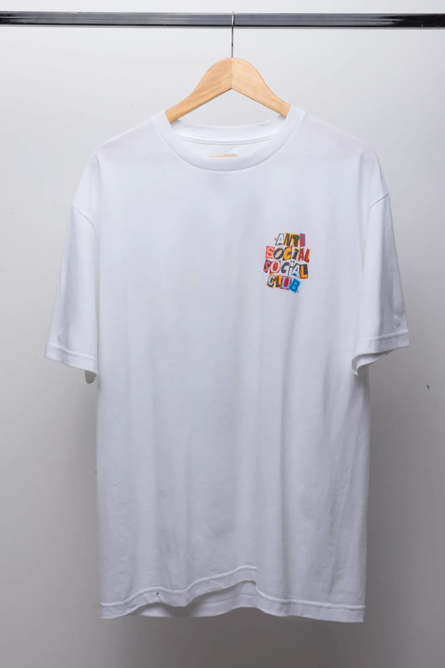 Anti Social Club Torn Pages Of Our Story T-shirt White