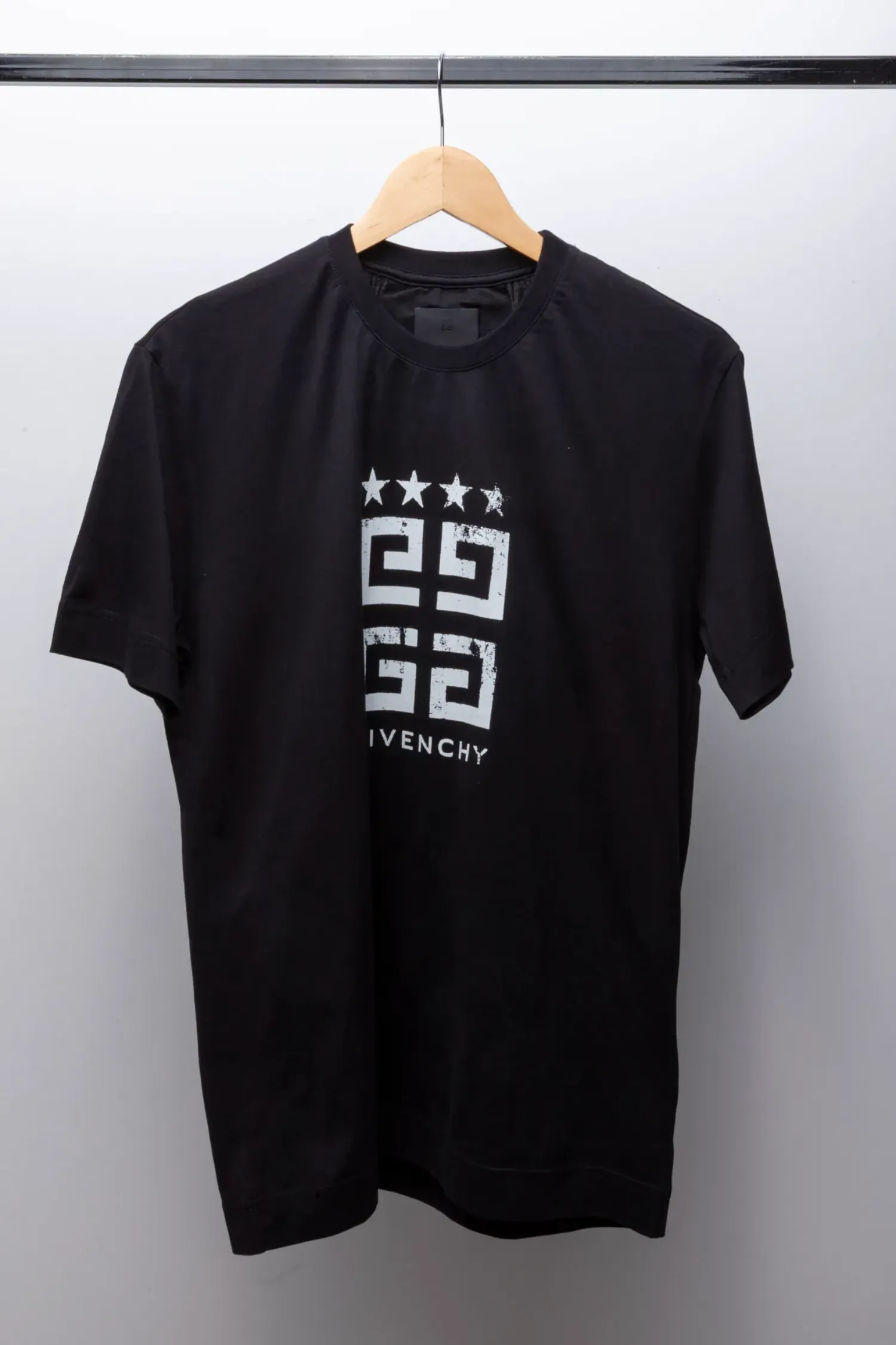 Camiseta Givenchy 4G Stamp Logo Black